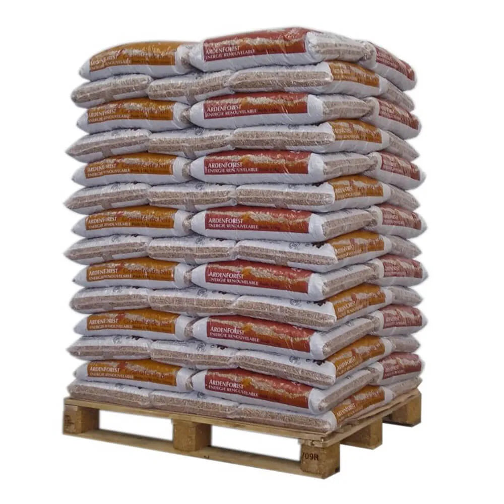 Granulés de bois – palette complète