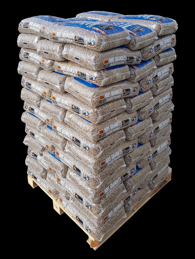 Granulés de bois – palette complète