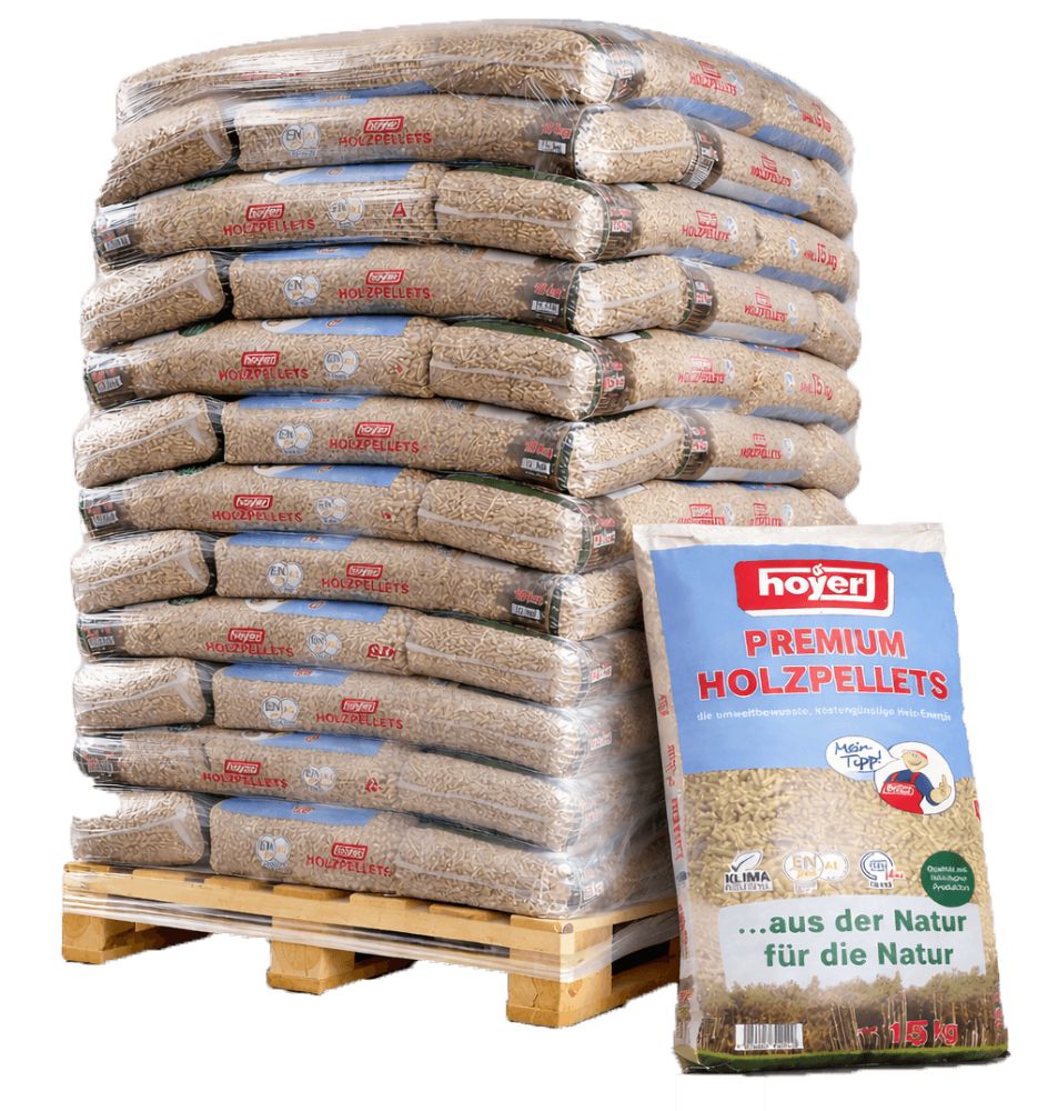 Granulés de bois – palette complète