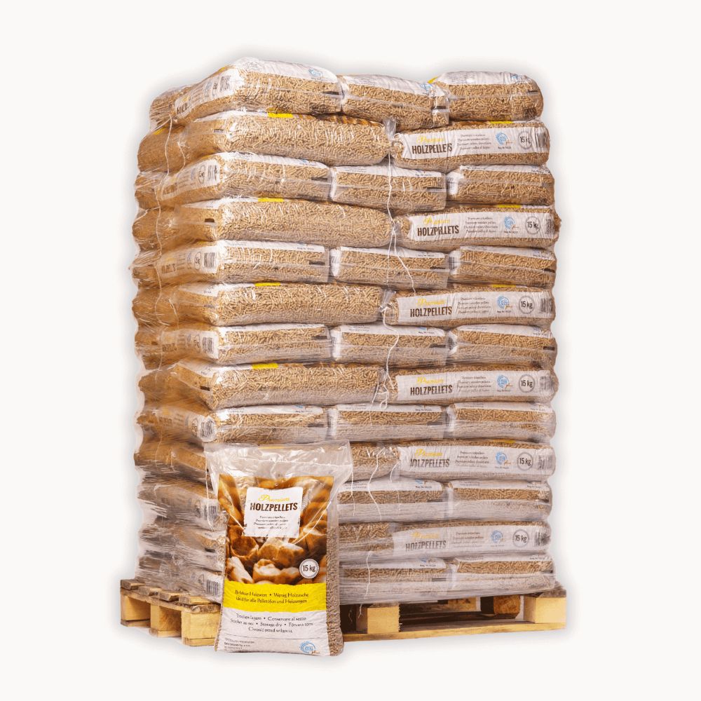 Granulés de bois – palette complète
