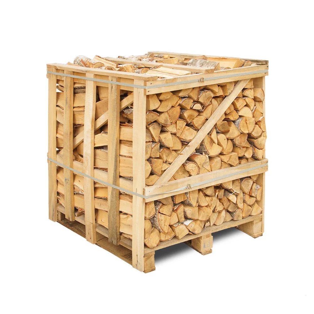 Bois de chauffage sur palette – essence, longueur et volume au choix