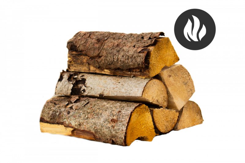 Bois de chauffage sur palette – essence, longueur et volume au choix
