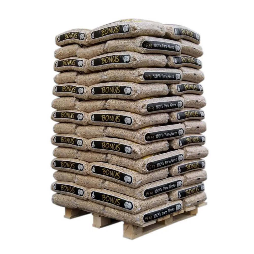 Granulés de bois – palette complète
