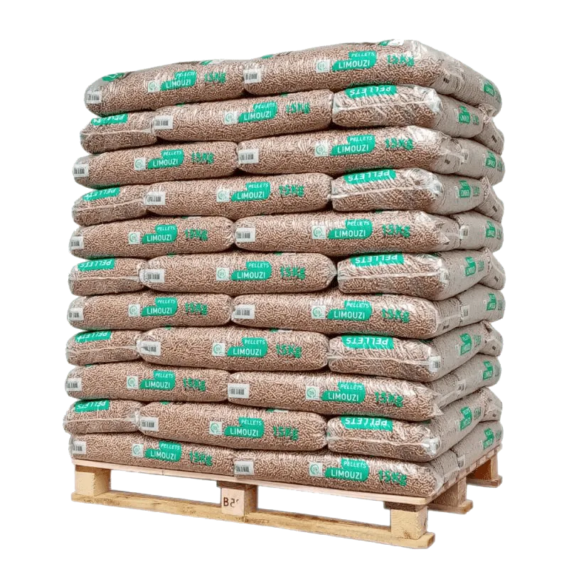 Granulés de bois – palette complète