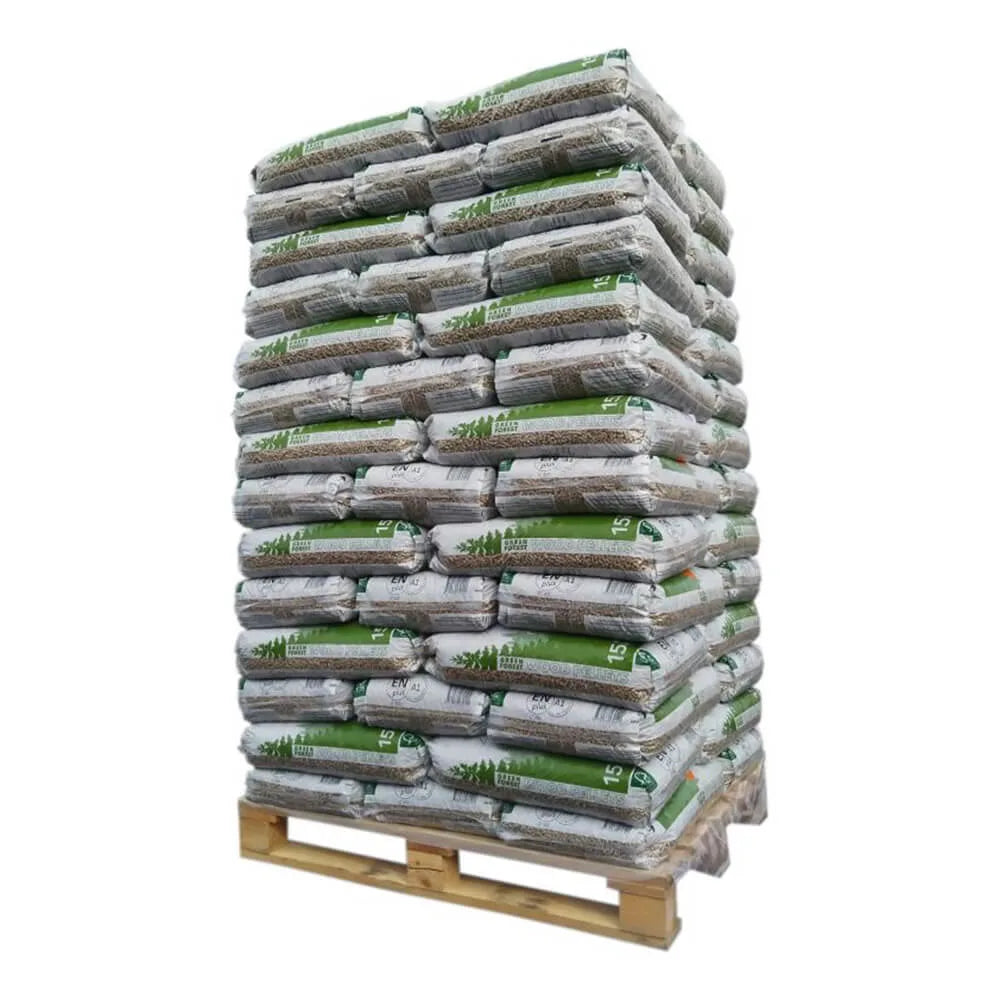 Granulés de bois – palette complète