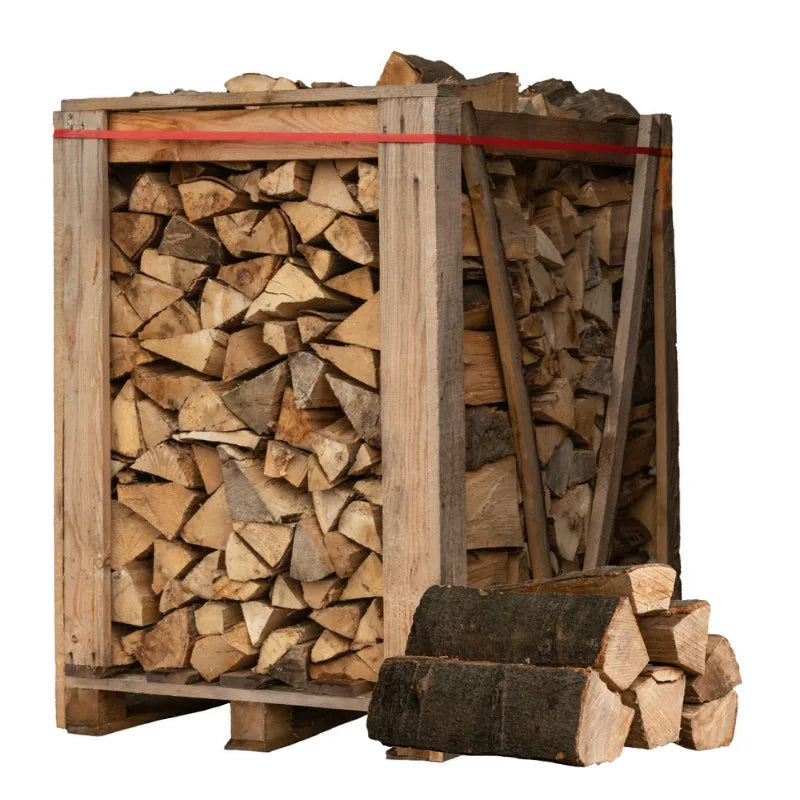 Bois de chauffage sur palette – essence, longueur et volume au choix