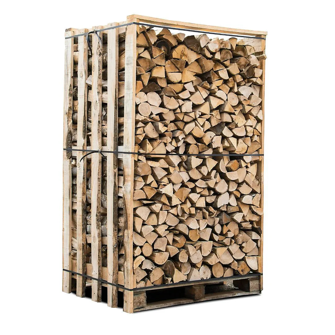 Bois de chauffage sur palette – essence, longueur et volume au choix