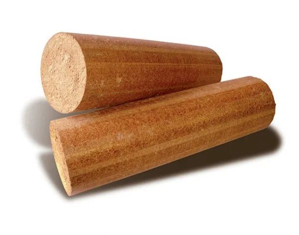 Briquettes rondes de hêtre