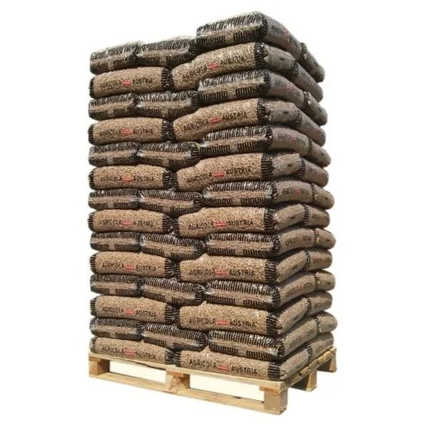 Granulés de bois – palette complète
