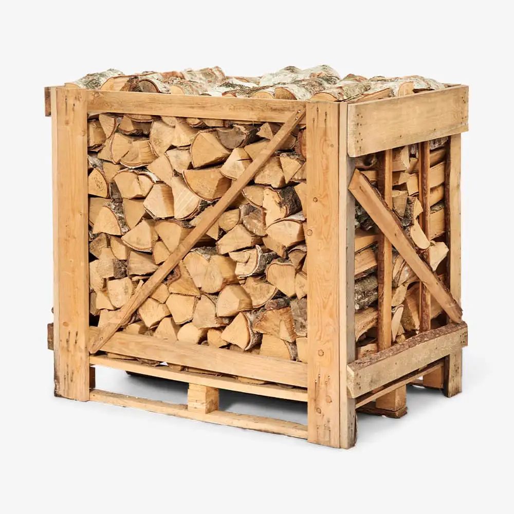 Bois de chauffage sur palette – essence, longueur et volume au choix