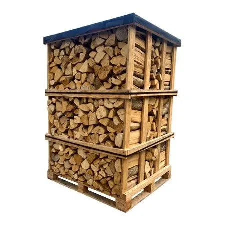 Bois de chauffage sur palette – essence, longueur et volume au choix