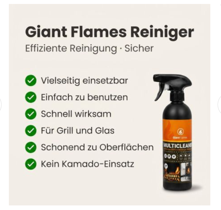 Vorteile des Giant Flames Reinigers