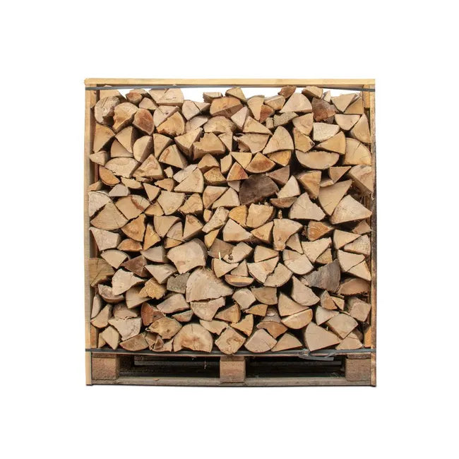 Bois de chauffage sur palette – essence, longueur et volume au choix