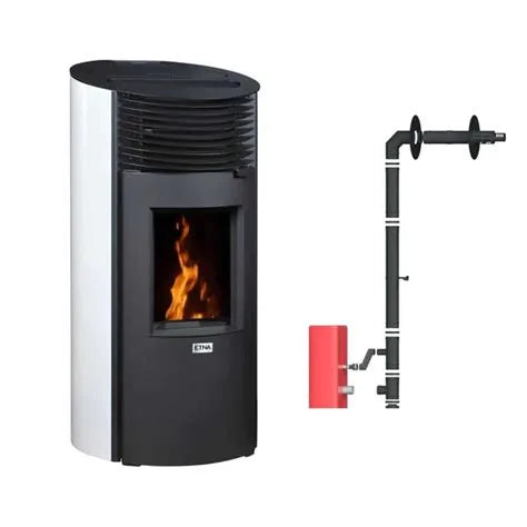 Poêle à granulés étanche Roméo – 9 kW