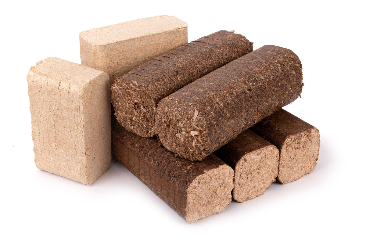 Briquettes, bûches compressées et bois densifié
