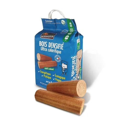 Briquettes, bûches compressées et bois densifié